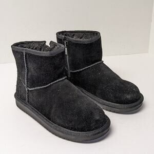 Koolaburra Koola Mini Boots, Black Suede, Little Kids 1 M